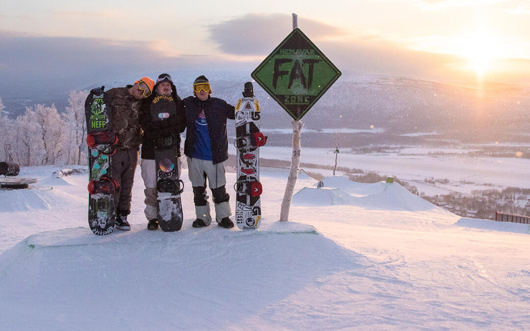 Snowboarder magazin: Strange Times in Subarctic Lapland, Sweden